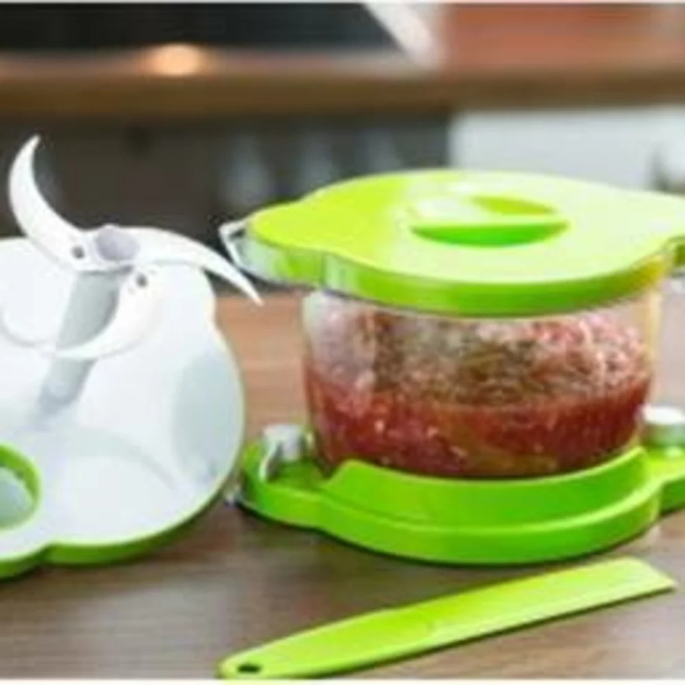 Genius 10-piece 6 Cup Mix Slice and Chop Set Red